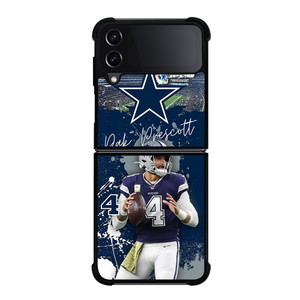 DAK PRESCOTT DALLAS COWBOYS FOOTBALL Samsung Galaxy Z Flip 4 Case Cover DAK PRESCOTT DALLAS COWBOYS FOOTBALL Samsung Galaxy Z Flip 4 Case Cover