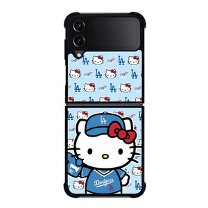 HELLO KITTY LA DODGERS LOS ANGELES BASEBALL Samsung Galaxy Z Flip 4 Case Cover