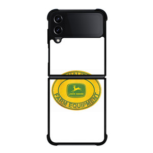JOHN DEERE TRACTOR LOGO FARM EQUIPMENT Samsung Galaxy Z Flip 4 Case Cover JOHN DEERE TRACTOR LOGO FARM EQUIPMENT Samsung Galaxy Z Flip 4 Case Cover