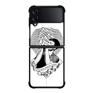 JOY DIVISION LOVE WILL TEAR US APPART Samsung Galaxy Z Flip 4 Case Cover JOY DIVISION LOVE WILL TEAR US APPART Samsung Galaxy Z Flip 4 Case Cover