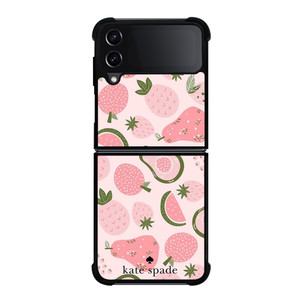 KATE SPADE NEW YORK LOGO FRUITS Samsung Galaxy Z Flip 4 Case Cover KATE SPADE NEW YORK LOGO FRUITS Samsung Galaxy Z Flip 4 Case Cover
