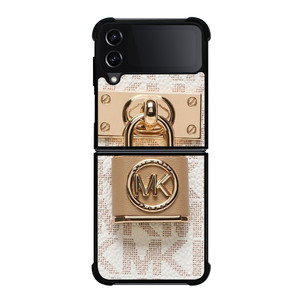 MICHAEL KORS LOGO MK PADLOCK 2 Samsung Galaxy Z Flip 4 Case Cover