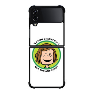PEPPERMINT PATTY THE PEANUTS Samsung Galaxy Z Flip 4 Case Cover