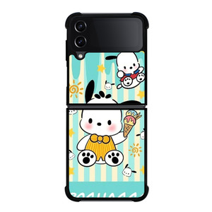 POCHACCO DOG ICE CREAM Samsung Galaxy Z Flip 4 Case Cover POCHACCO DOG ICE CREAM Samsung Galaxy Z Flip 4 Case Cover