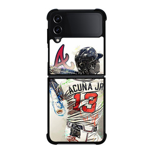RONALD ACUNA JR 13 ATLANTA BRAVES Samsung Galaxy Z Flip 4 Case Cover RONALD ACUNA JR 13 ATLANTA BRAVES Samsung Galaxy Z Flip 4 Case Cover