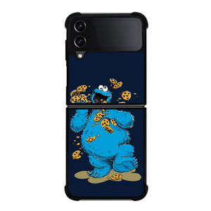 SESAME STREET COOKIE MONSTER Samsung Galaxy Z Flip 4 Case Cover SESAME STREET COOKIE MONSTER Samsung Galaxy Z Flip 4 Case Cover