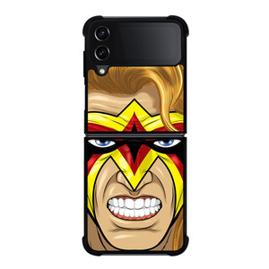 ULTIMATE WARRIOR WWE FACE CARTOON Samsung Galaxy Z Flip 4 Case Cover ULTIMATE WARRIOR WWE FACE CARTOON Samsung Galaxy Z Flip 4 Case Cover