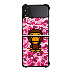 BABY MILO BAPE CAMO Samsung Galaxy Z Flip 3 Case Cover