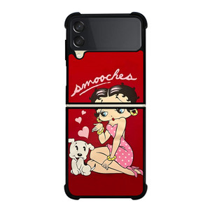 BETTY BOOP SMOOCHES Samsung Galaxy Z Flip 3 Case Cover BETTY BOOP SMOOCHES Samsung Galaxy Z Flip 3 Case Cover