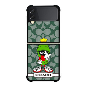 COACH NEW YORK LOGO MARVIN THE MARTIAN Samsung Galaxy Z Flip 3 Case Cover