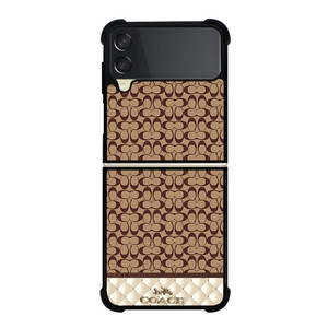 COACH NEW YORK LUXURY FASHION LOGO Samsung Galaxy Z Flip 3 Case Cover