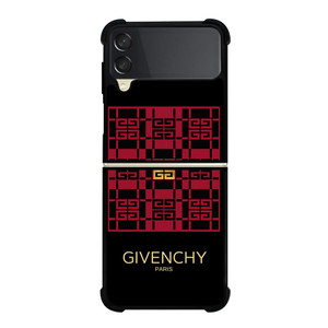 GIVENCHY PARIS LOGO RED GOLD Samsung Galaxy Z Flip 3 Case Cover