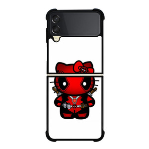 HELLO KITTY DEADPOOL MARVEL Samsung Galaxy Z Flip 3 Case Cover HELLO KITTY DEADPOOL MARVEL Samsung Galaxy Z Flip 3 Case Cover
