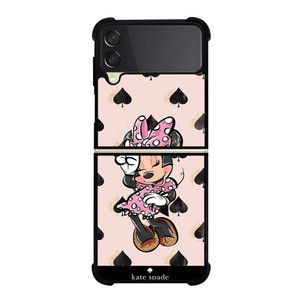 KATE SPADE NEW YORK LOGO MINNIE MOUSE DISNEY Samsung Galaxy Z Flip 3 Case Cover KATE SPADE NEW YORK LOGO MINNIE MOUSE DISNEY Samsung Galaxy Z Flip 3 Case Cover