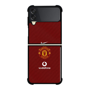 MANCHESTER UNITED FC LOGO FOOTBALL VODAFONE JERSEY Samsung Galaxy Z Flip 3 Case Cover MANCHESTER UNITED FC LOGO FOOTBALL VODAFONE JERSEY Samsung Galaxy Z Flip 3 Case Cover