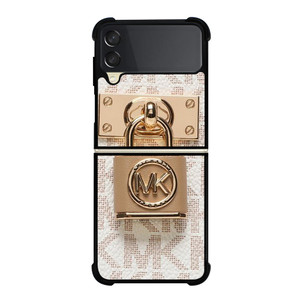 MICHAEL KORS LOGO MK PADLOCK 2 Samsung Galaxy Z Flip 3 Case Cover