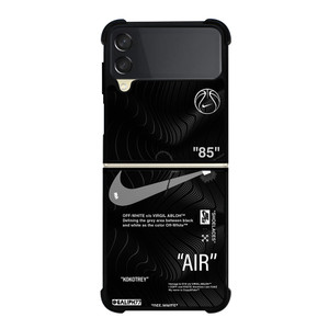 OFF-WHITE NIKE AIR JORDAN BLACK Samsung Galaxy Z Flip 3 Case Cover OFF-WHITE NIKE AIR JORDAN BLACK Samsung Galaxy Z Flip 3 Case Cover
