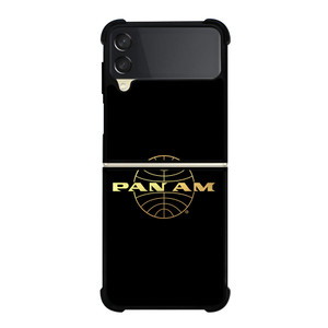 PAN AM AIRWAYS LOGO AMERICAN AIRLINES Samsung Galaxy Z Flip 3 Case Cover PAN AM AIRWAYS LOGO AMERICAN AIRLINES Samsung Galaxy Z Flip 3 Case Cover