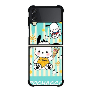 POCHACCO DOG ICE CREAM Samsung Galaxy Z Flip 3 Case Cover POCHACCO DOG ICE CREAM Samsung Galaxy Z Flip 3 Case Cover