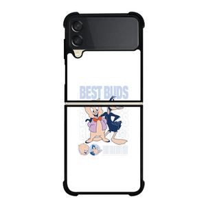 PORKY PIG AND DAFFY DUCKS BEST BUDS Samsung Galaxy Z Flip 3 Case Cover PORKY PIG AND DAFFY DUCKS BEST BUDS Samsung Galaxy Z Flip 3 Case Cover