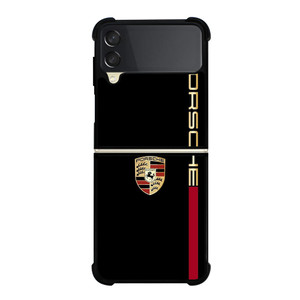 PORSCHE CAR LOGO STUTTGART Samsung Galaxy Z Flip 3 Case Cover PORSCHE CAR LOGO STUTTGART Samsung Galaxy Z Flip 3 Case Cover