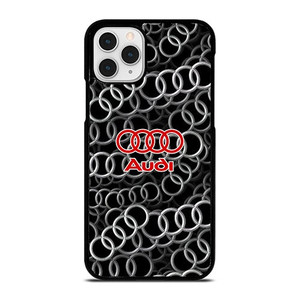 AUDI RING LOGO PATTERN iPhone 11 Pro Case Cover AUDI RING LOGO PATTERN iPhone 11 Pro Case Cover