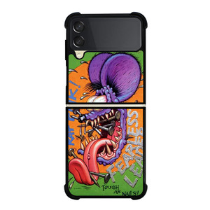 RAT FINK CARTOON FEARLESS LEADER Samsung Galaxy Z Flip 3 Case Cover RAT FINK CARTOON FEARLESS LEADER Samsung Galaxy Z Flip 3 Case Cover