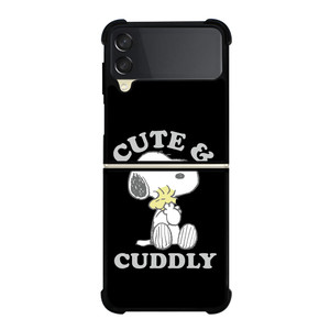 SNOOPY THE PEANUTS CUTE AND CUDDLY Samsung Galaxy Z Flip 3 Case Cover