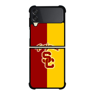 USC TROJANS BASKETBALL UNIVERSITY LOGO Samsung Galaxy Z Flip 3 Case Cover