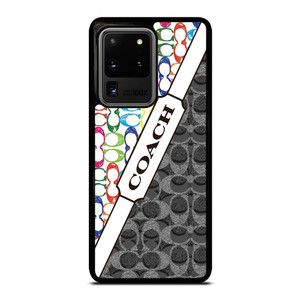 COACH NEW YORK LOGO COLORFULL BLACK ICON Samsung Galaxy S20 Ultra Case Cover