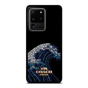 COACH NEW YORK LOGO DIAMOND WAVE Samsung Galaxy S20 Ultra Case Cover