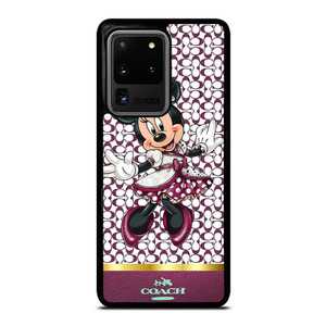 COACH NEW YORK LOGO MINNIE MOUSE DISNEY Samsung Galaxy S20 Ultra Case Cover