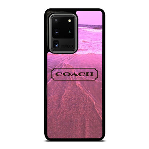 COACH NEW YORK LOGO PINK BEACH Samsung Galaxy S20 Ultra Case Cover