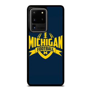 MICHIGAN WOLVERINES LOGO UNIVERSITY FOOTBALL ICON Samsung Galaxy S20 Ultra Case Cover