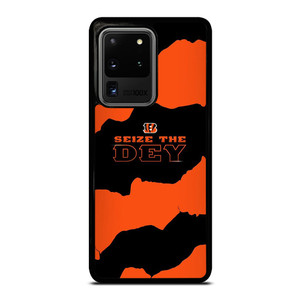 SEIZE THE DEY CINCINNATI BENGALS LOGO FOOTBALL TEAM Samsung Galaxy S20 Ultra Case Cover