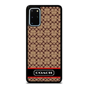 COACH NEW YORK BROWNLOGO PATTERN Samsung Galaxy S20 Plus Case Cover