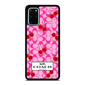COACH NEW YORK LOGO CHERRY ICON Samsung Galaxy S20 Plus Case Cover COACH NEW YORK LOGO CHERRY ICON Samsung Galaxy S20 Plus Case Cover