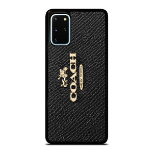 COACH NEW YORK LOGO ON BLACK WALLET Samsung Galaxy S20 Plus Case Cover