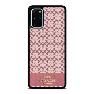 COACH NEW YORK LOGO PINK EMBLEM PATTERN Samsung Galaxy S20 Plus Case Cover