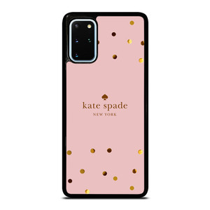KATE SPADE NEW YORK LOGO PINK GOLDEN POLKADOTS Samsung Galaxy S20 Plus Case Cover