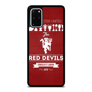 MANCHESTER UNITED FC LOGO FOOTBALL RED DEVILS Samsung Galaxy S20 Plus Case Cover