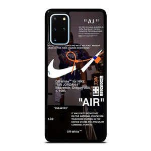 OFF-WHITE NIKE AIR JORDAN MICHAEL Samsung Galaxy S20 Plus Case Cover OFF-WHITE NIKE AIR JORDAN MICHAEL Samsung Galaxy S20 Plus Case Cover