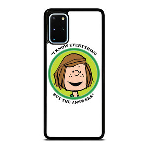 PEPPERMINT PATTY THE PEANUTS Samsung Galaxy S20 Plus Case Cover