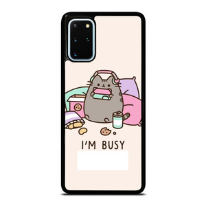 PUSHEEN CAT I'M BUSY Samsung Galaxy S20 Plus Case Cover PUSHEEN CAT I'M BUSY Samsung Galaxy S20 Plus Case Cover