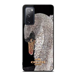 COACH NEW YORK LOGO DIAMOND SWAN Samsung Galaxy S20 FE Case Cover