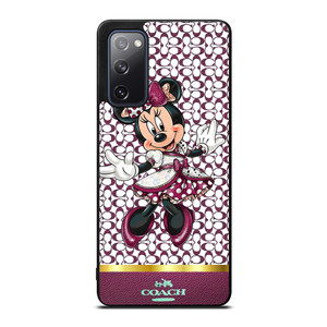 COACH NEW YORK LOGO MINNIE MOUSE DISNEY Samsung Galaxy S20 FE Case Cover