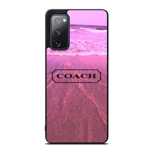 COACH NEW YORK LOGO PINK BEACH Samsung Galaxy S20 FE Case Cover