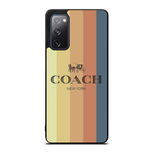 COACH NEW YORK LOGO STRIPES Samsung Galaxy S20 FE Case Cover