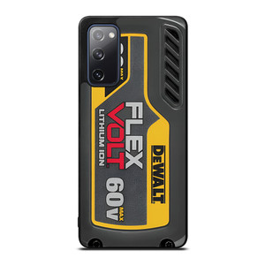 DEWALT TOOL FLEXVOLT BATTERY Samsung Galaxy S20 FE Case Cover DEWALT TOOL FLEXVOLT BATTERY Samsung Galaxy S20 FE Case Cover