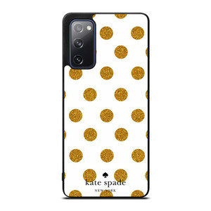 KATE SPADE NEW YORK LOGO GOLDEN POLKADOTS Samsung Galaxy S20 FE Case Cover